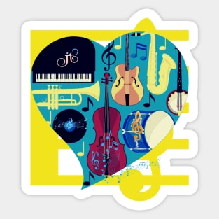 Jazz Blues Sticker